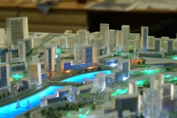 Градостроительный макет комплекса Миллениум Зилант-Сити 2. М1:1500 . www.mzcity.ru